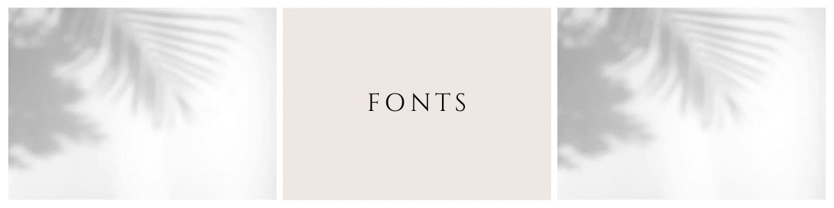 Fonts