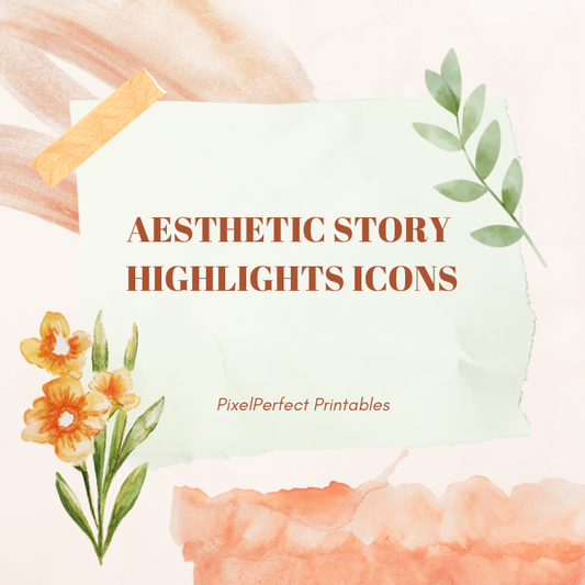 Aesthetic Story Highlight Icons