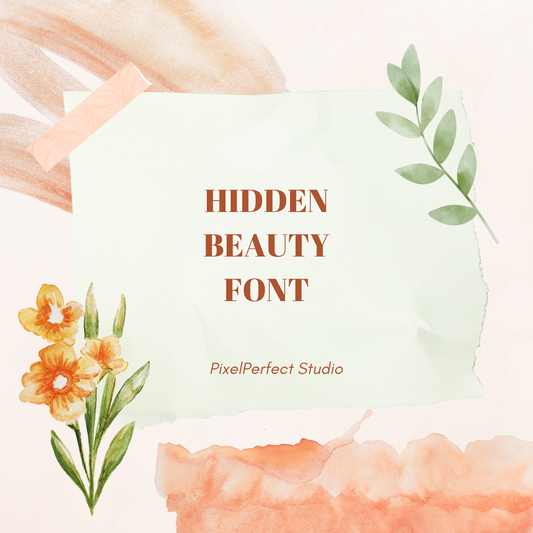 Hidden Beauty Font