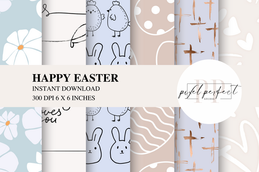 Happy Easter Digital Paper